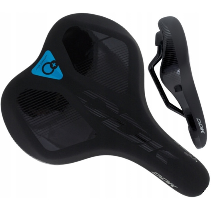 Седалка за велосипед, DDK, за трекинг, черна - Main Image