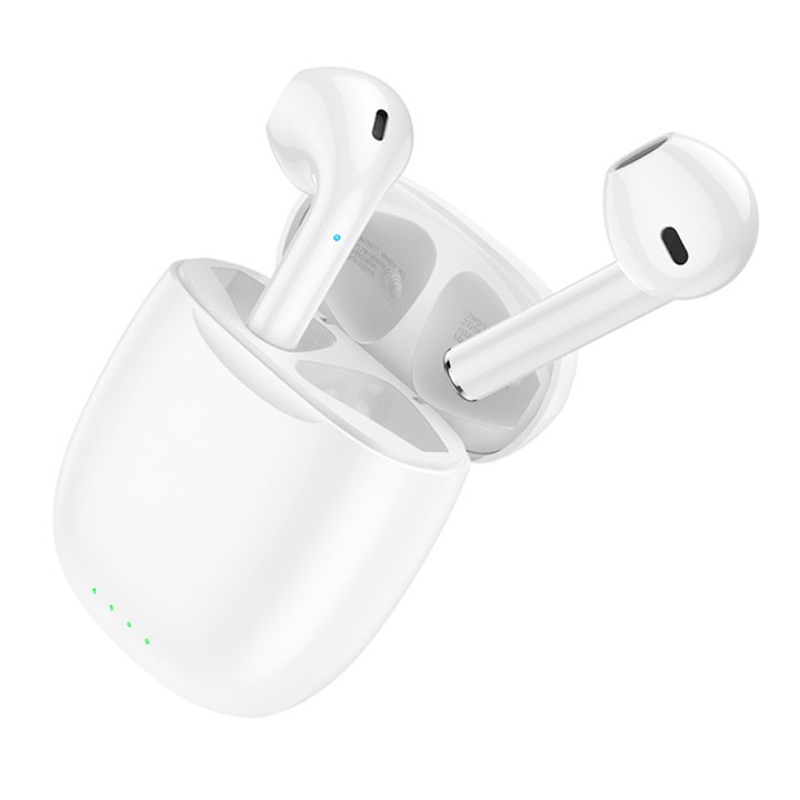 Vezeték nélküli fülhallgató, FONIX SoundSpace Max, Handsfree, Bluetooth, sztereó, fehér