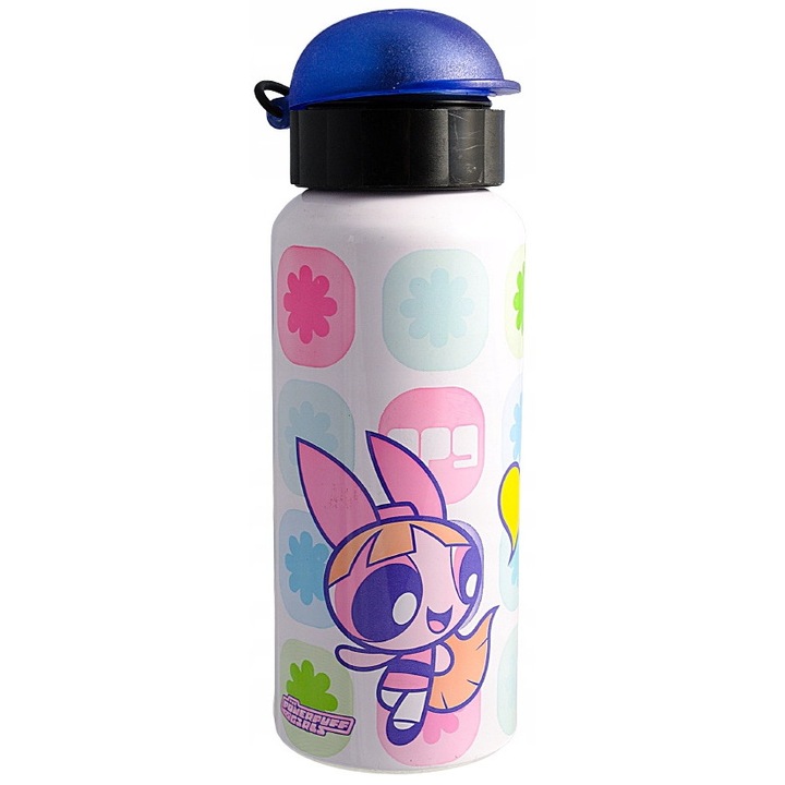 Детска бутилка за вода LAKEN, 450 мл, Алуминий, Многоцветна