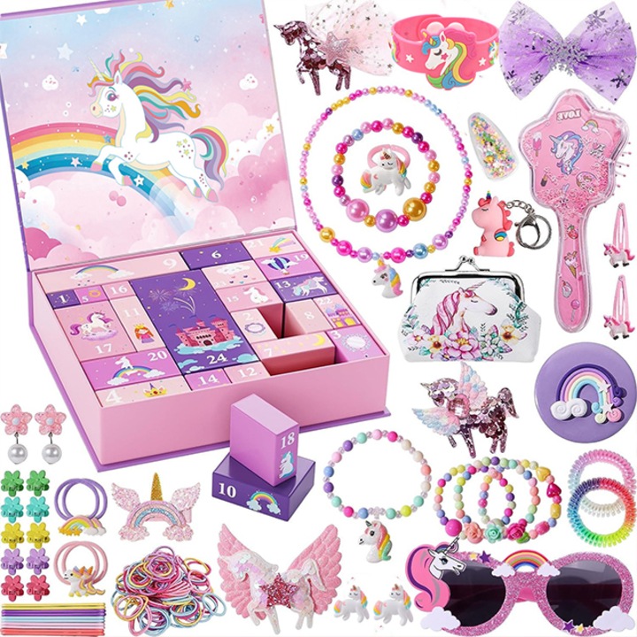 Sminkkészlet gyerekeknek, Wepzsxo, DIY, Multicolor