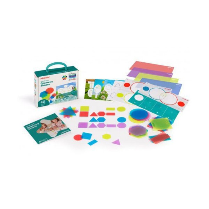 Oktatójáték Geometrikus formák áttetsző darabokkal