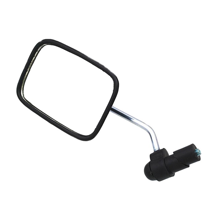 Огледало за велосипед, SPORTCROSS, Неръждаема стомана, Черно/Сребристо