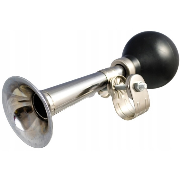 Claxon bicicleta Sportcross, 180 mm, Argintiu/Negru