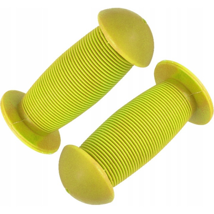 Set 2 mansoane bicicleta copii, Sportcross, 95 mm, Galben, 21mm intern, Cauciuc