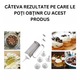 Set sprit tip seringa pentru ornarea si decorarea brioselor, toturilor sau umplerea prajiturilor, croissantelor si a produselor de pariserie + 5 varfuri cu modele diferite, pentru utilizarea cu o singura mana si portionare exacta, 20 cm, 165 ml