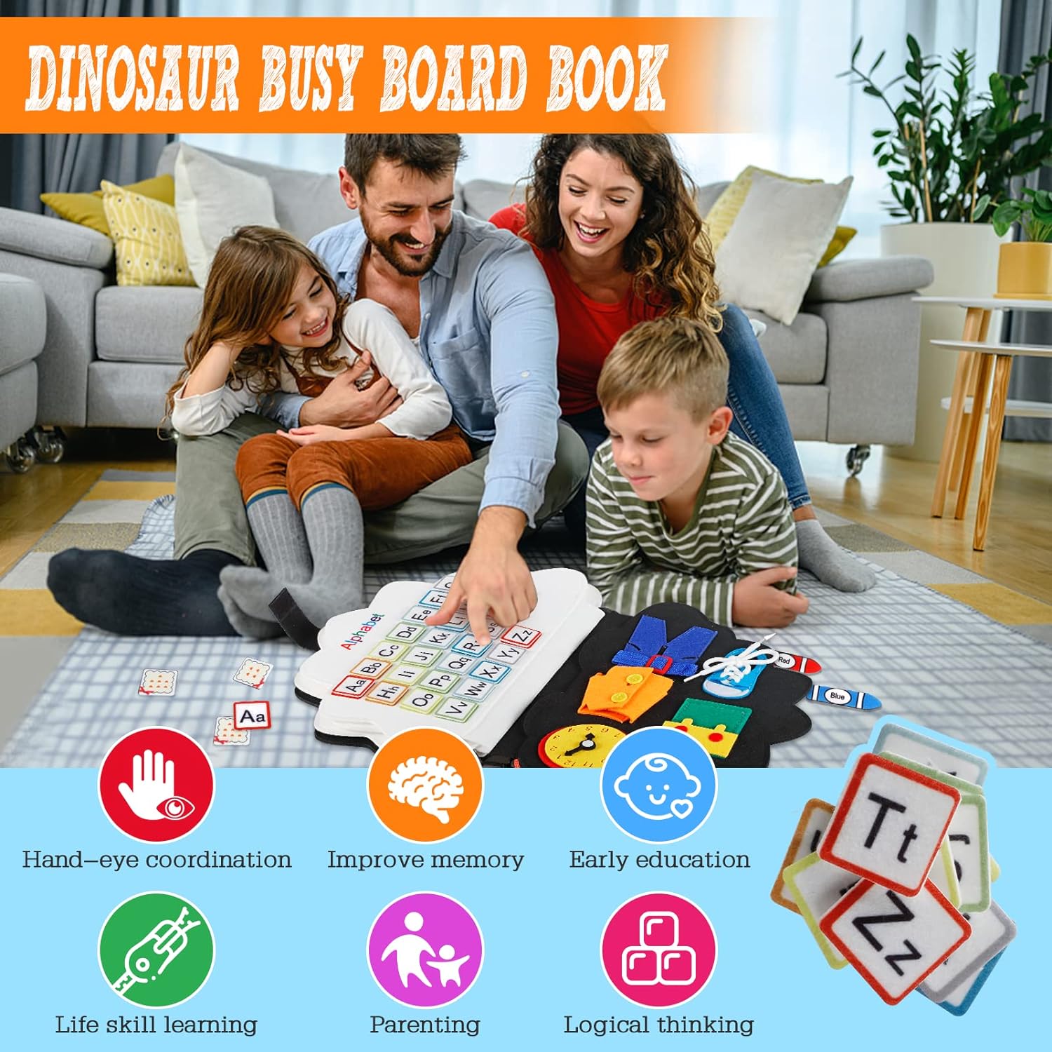 Монтесори играчка за развитие на фината моторика, сензорна чанта за ...