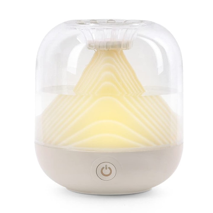 Dollcini Warm Lamp Humidifier, Ароматерапевтичен дифузор 430201, Жълт, 13,5 X 17CM
