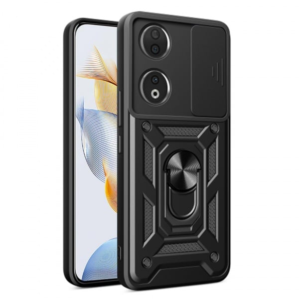 Husa pentru Honor 90 - Techsuit CamShield Series - Black