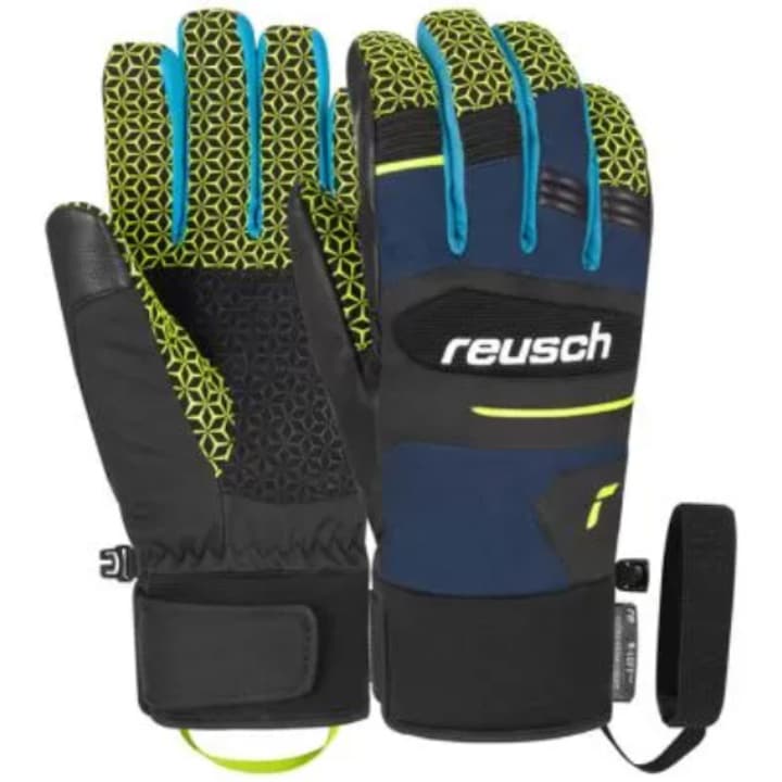 Ски ръкавици Reusch Scorpion R-TEX XT, Размер 8.5-M/L, Черен/Син/Жълт