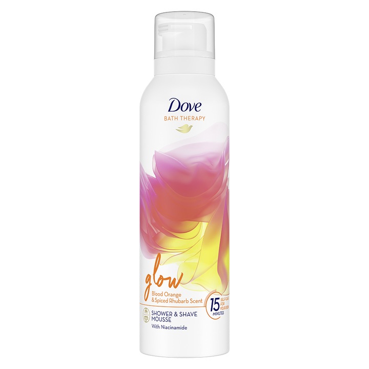 Spuma de dus, Dove Glow, 200 ml
