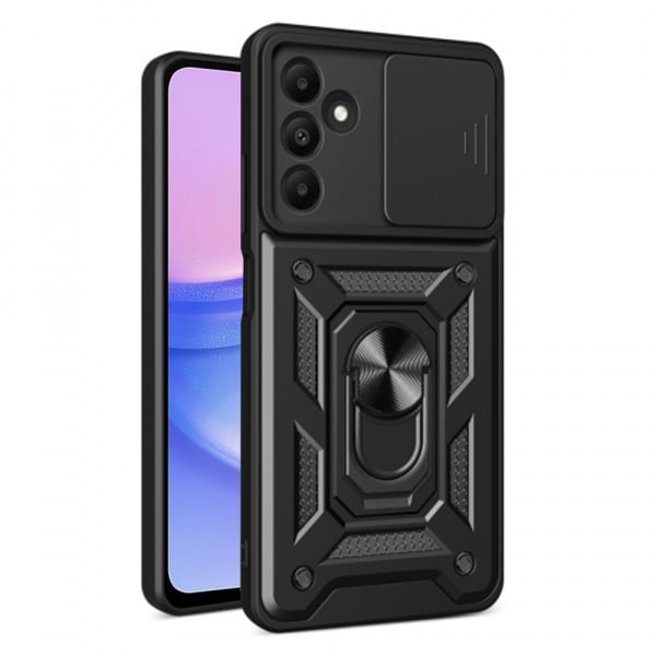 Husa pentru Samsung Galaxy A15 4G / A15 5G - Techsuit CamShield Series - Black