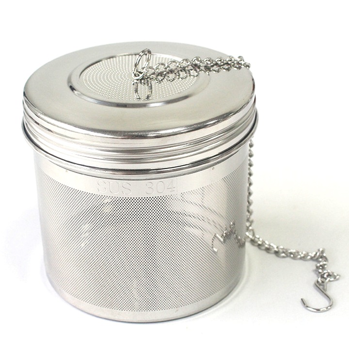 Set 2 infuzoare ceai QttvbTna, otel inoxidabil, 7.5x7.5cm