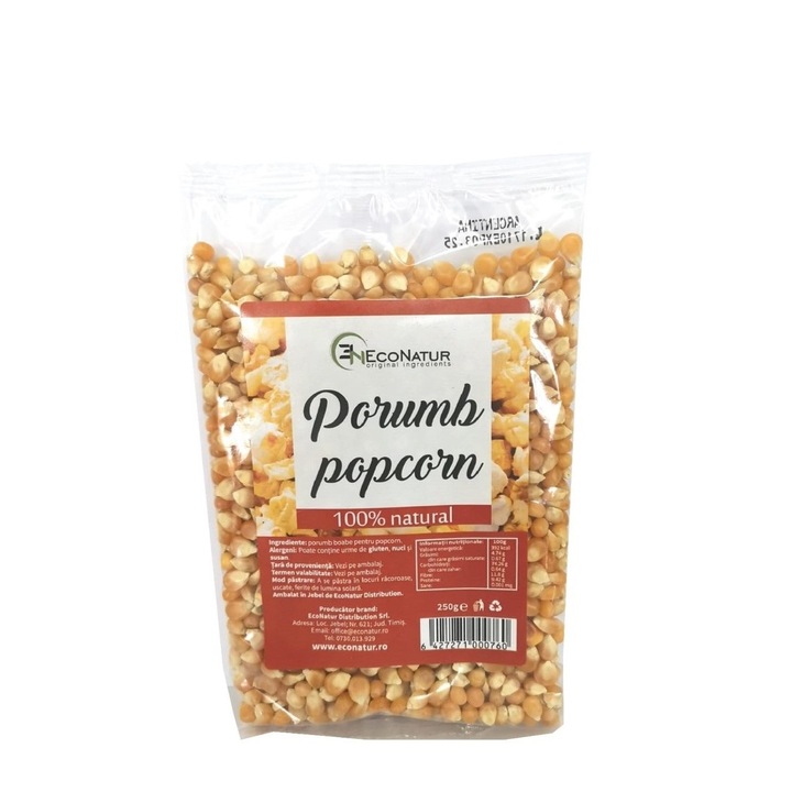 Porumb popcorn 250g EcoNatur