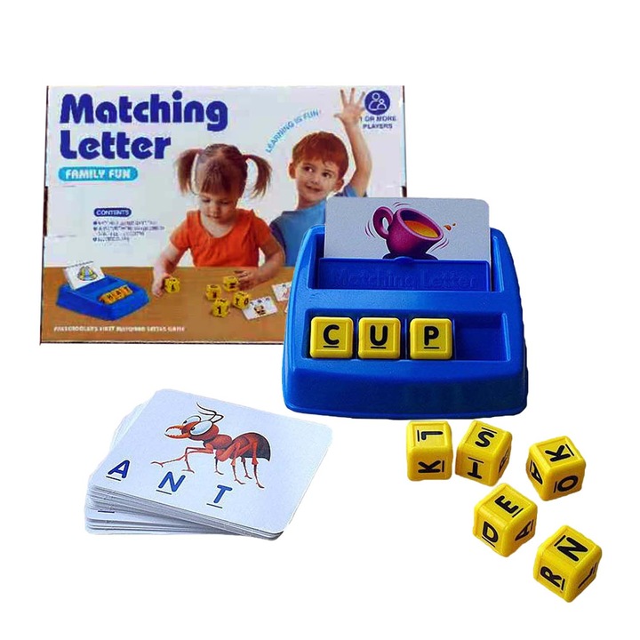 Carduri de invatare a cuvintelor engleze, iluminare educatie timpurie, interactiune parinte-copil, peste 3 ani, multicolor