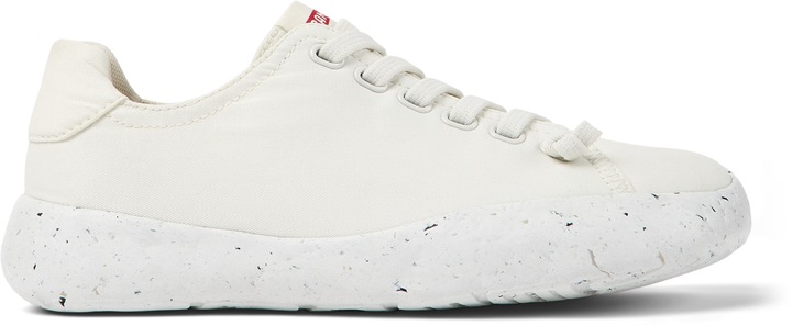 Camper, Pantofi sport din material textil cu talpa cu pete decorative Peu Stadium 1675, Alb, 43