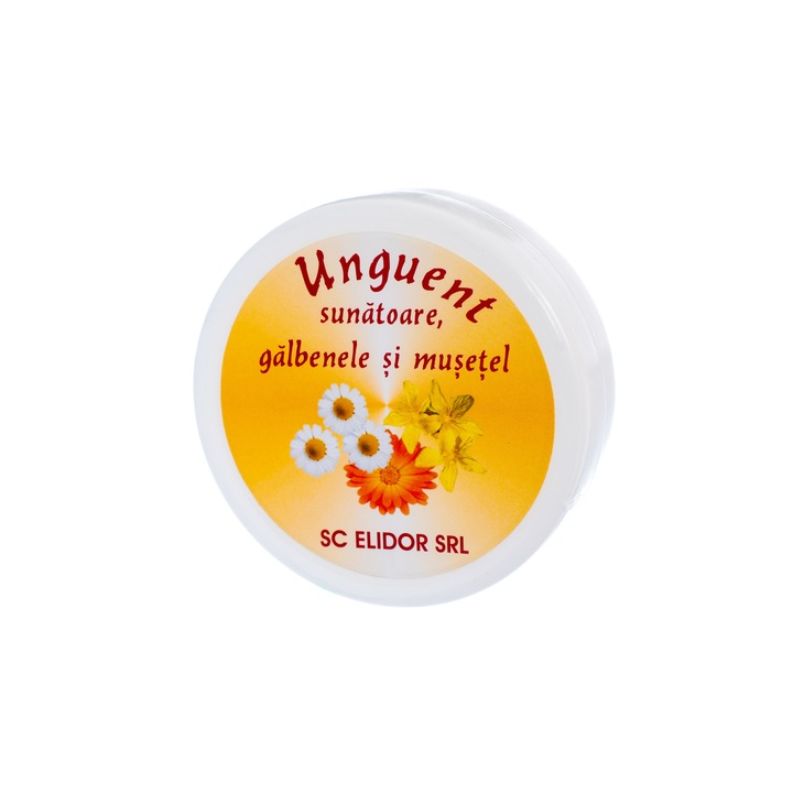 Unguent Sunatoare, Galbenele si Musetel 50 ml Elidor
