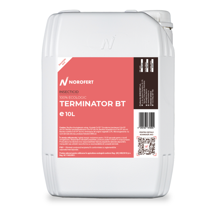 Biostimulator ecologic impotriva omizilor si gandacilor, 10 L - Terminator BT