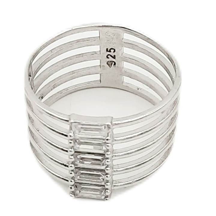 Inel Argint 925 cu piatra de Zirconiu Galatea marime 15