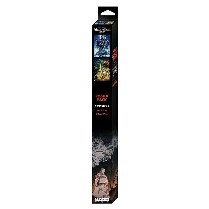 ATTACK ON TITAN - Set 2 Chibi Posters - Set 2 (52x38) - eMAG.ro