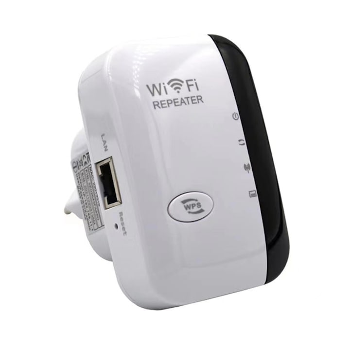 WiFi Extender усилвател, WiFi Range Extender с интегрирани Ethernet порт антени, поддържа AP/Repeater режим и WPS функция, Garden WiFi Extender