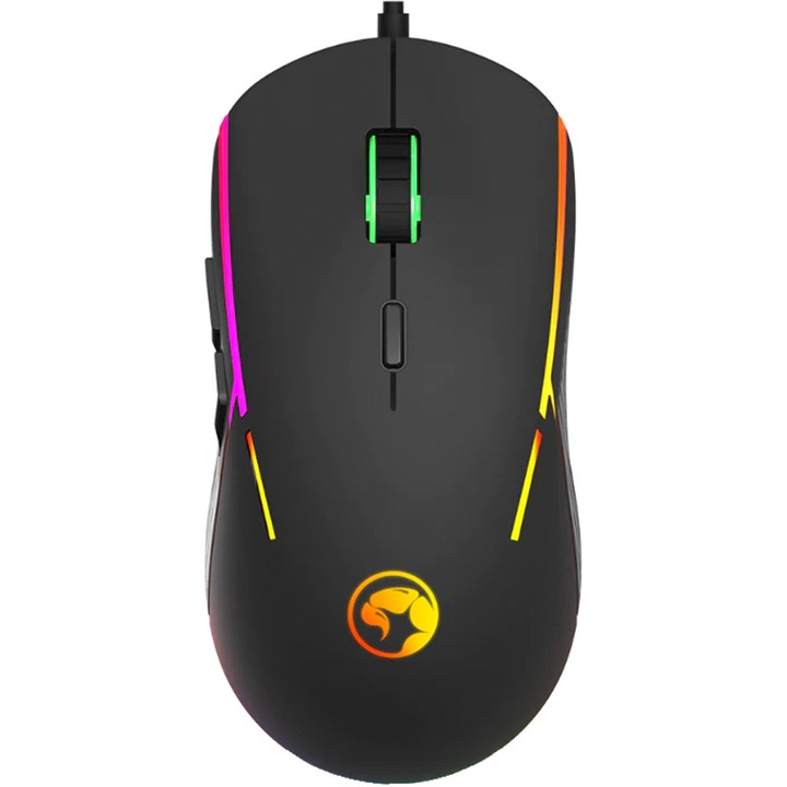 Mouse Gaming Marvo G924, 10000dpi, optic, USB cu fir, Negru