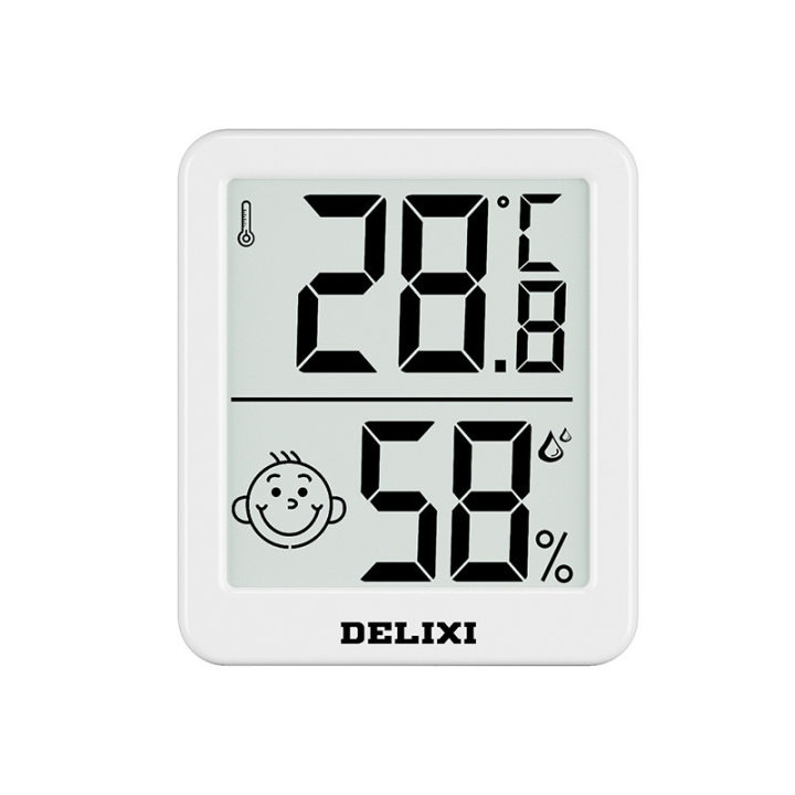 Termometru de camera, Delixi, -50℃~70℃, Alb