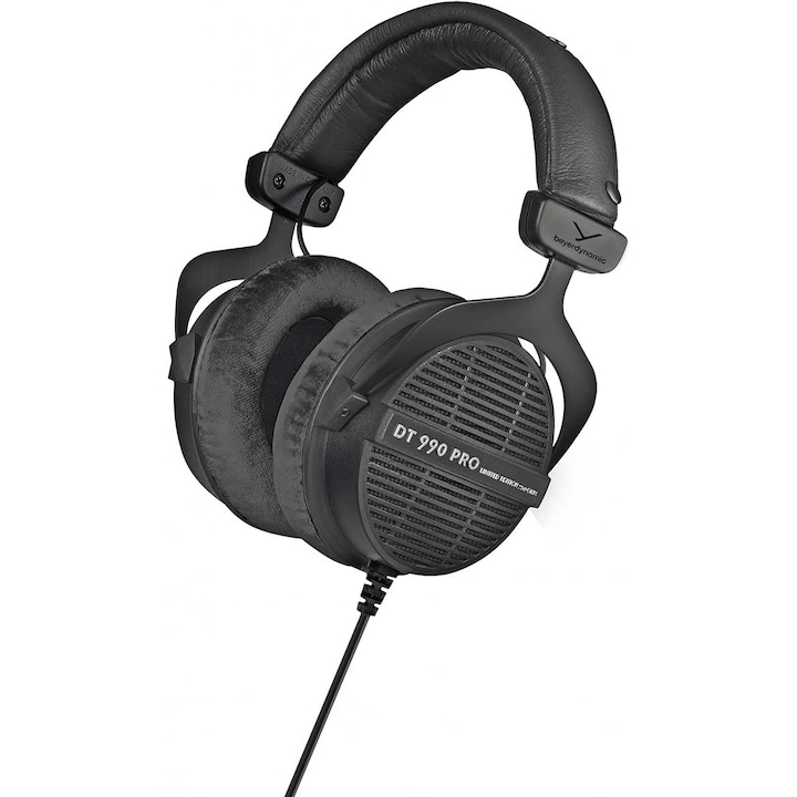 Слушалки Beyerdynamic DT 990 PRO 250 ома, Black Limited Edition