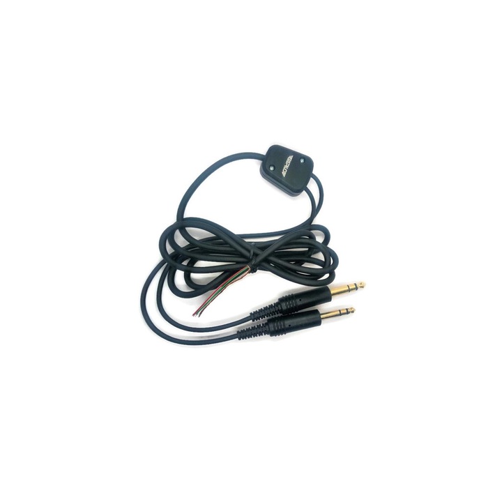 Cablu pentru casti de aviatie PJ, Gapilot, Negru