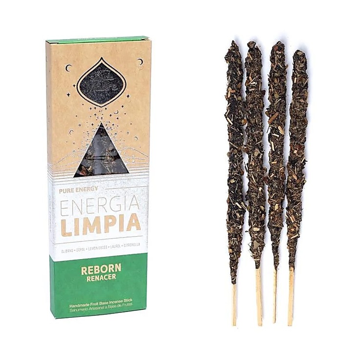 Illatos füstölőpálcikák, kézműves, Pure Energy, Renastere, Sagrada Madre, 22 g