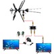 Splitter TV pentru cablu coaxial LB0037 Libox, 2 Iesiri, 2-2450 MHz, PowerPass, Negru