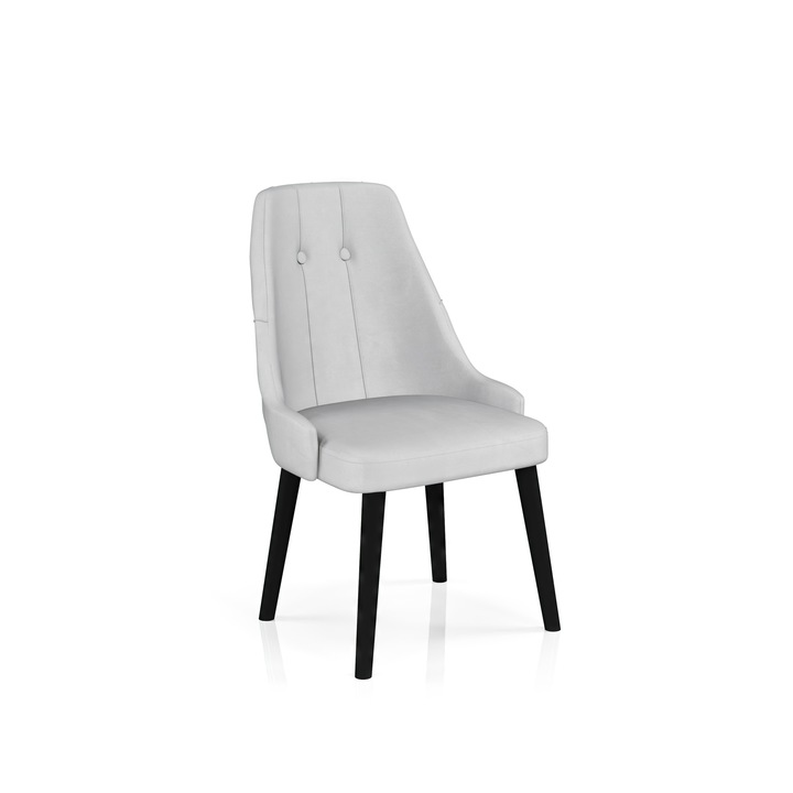 Scaun Babyface Eros Gri (picior negru) HAMAN