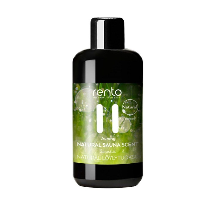 Esenta naturala pentru sauna Rento Aurora, lemongrass si bergamot, 100ml