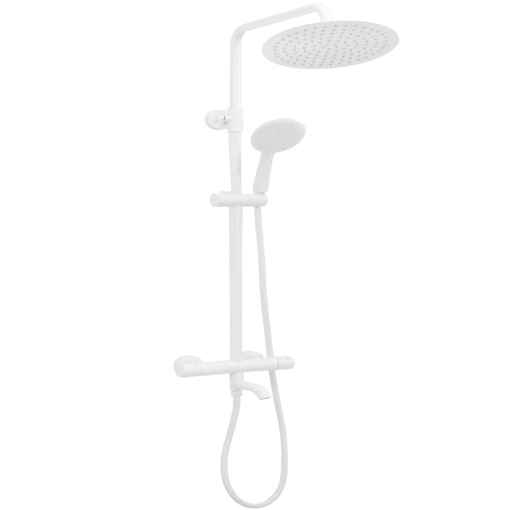 Set de dus cu termostat empa lungo white