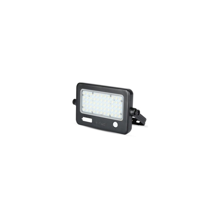 Proiector led cu incarcare solara, senzor de miscare, 10W, 1100 lm, 4000K, IP65
