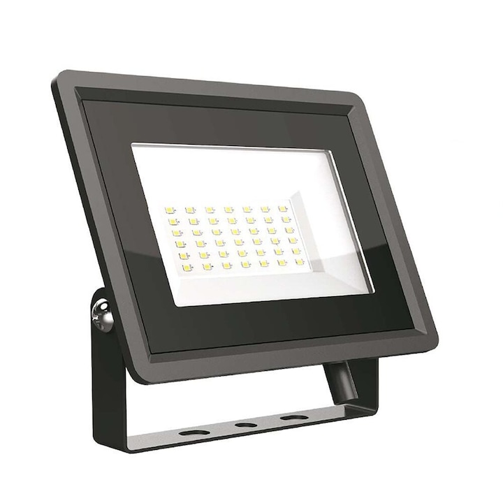 Proiector led 30W, 2510 lm, 4000K, IP65, aluminiu, 150 x 122 x 27 mm, Negru