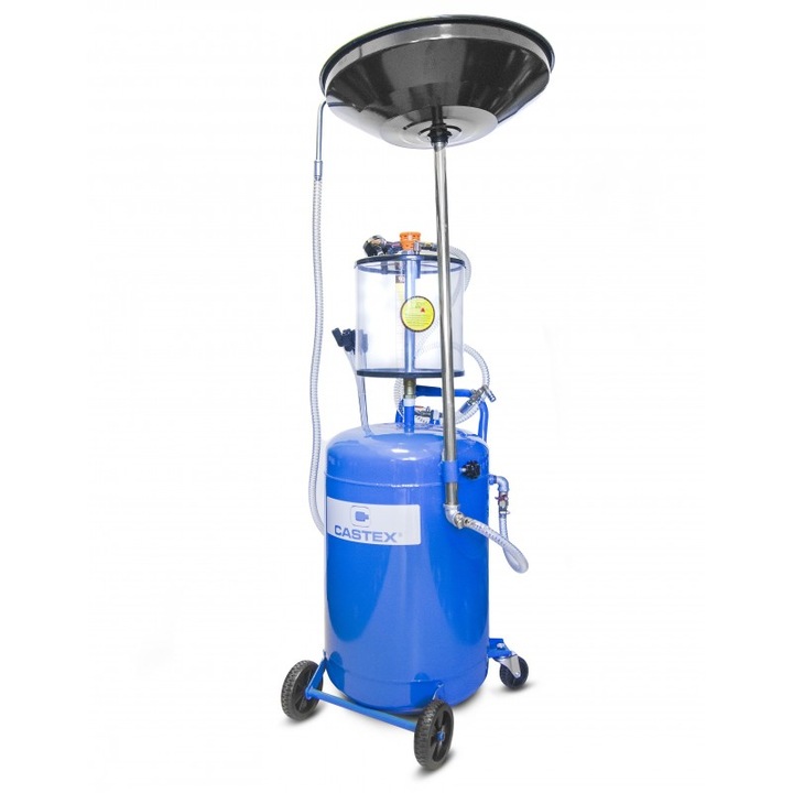 Recuperator de ulei cu sistem de aspiratie 90L, Castex