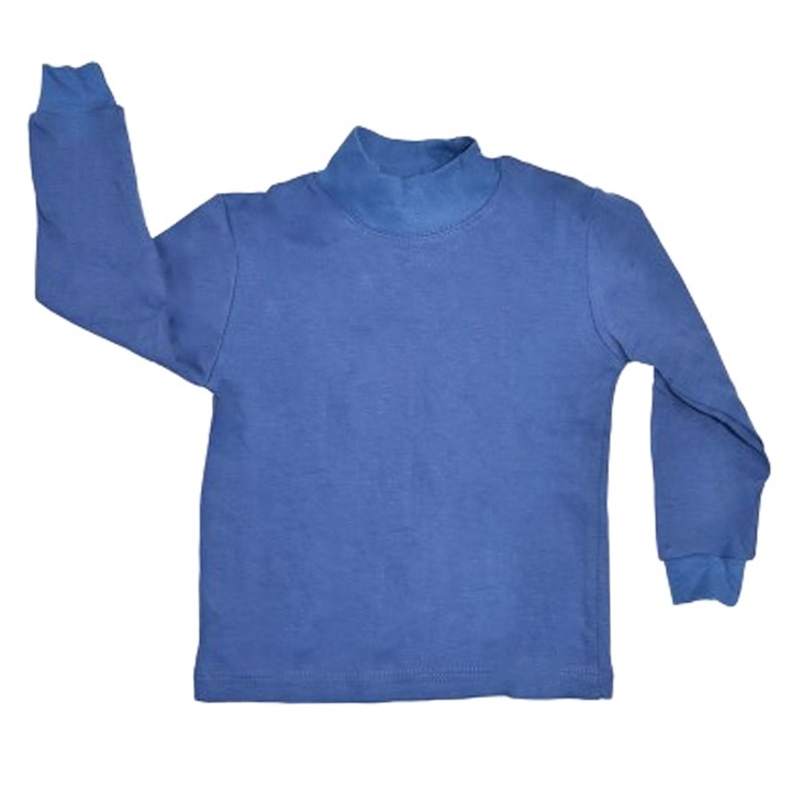 Bluza cu maneca lunga tip maleta pentru baieti Seygi SVG1411-122, Albastru 104189