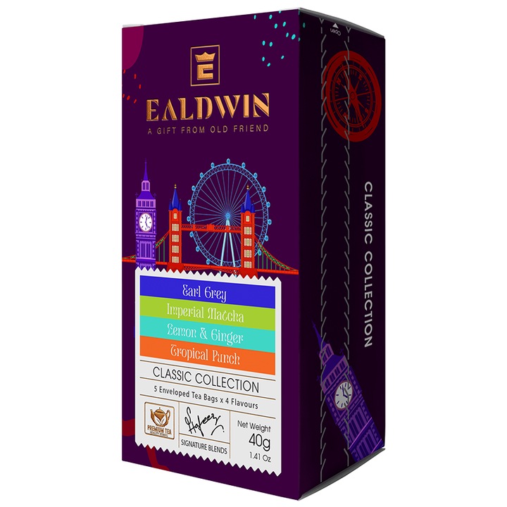 Ealdwin Filteres Teaválogatás Classic Collection (20 Tea Bags)