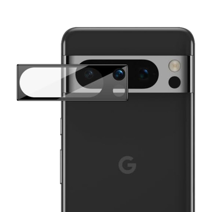 Протектор за Google Pixel 8 Pro, Techsuit Full Camera Glass, черен