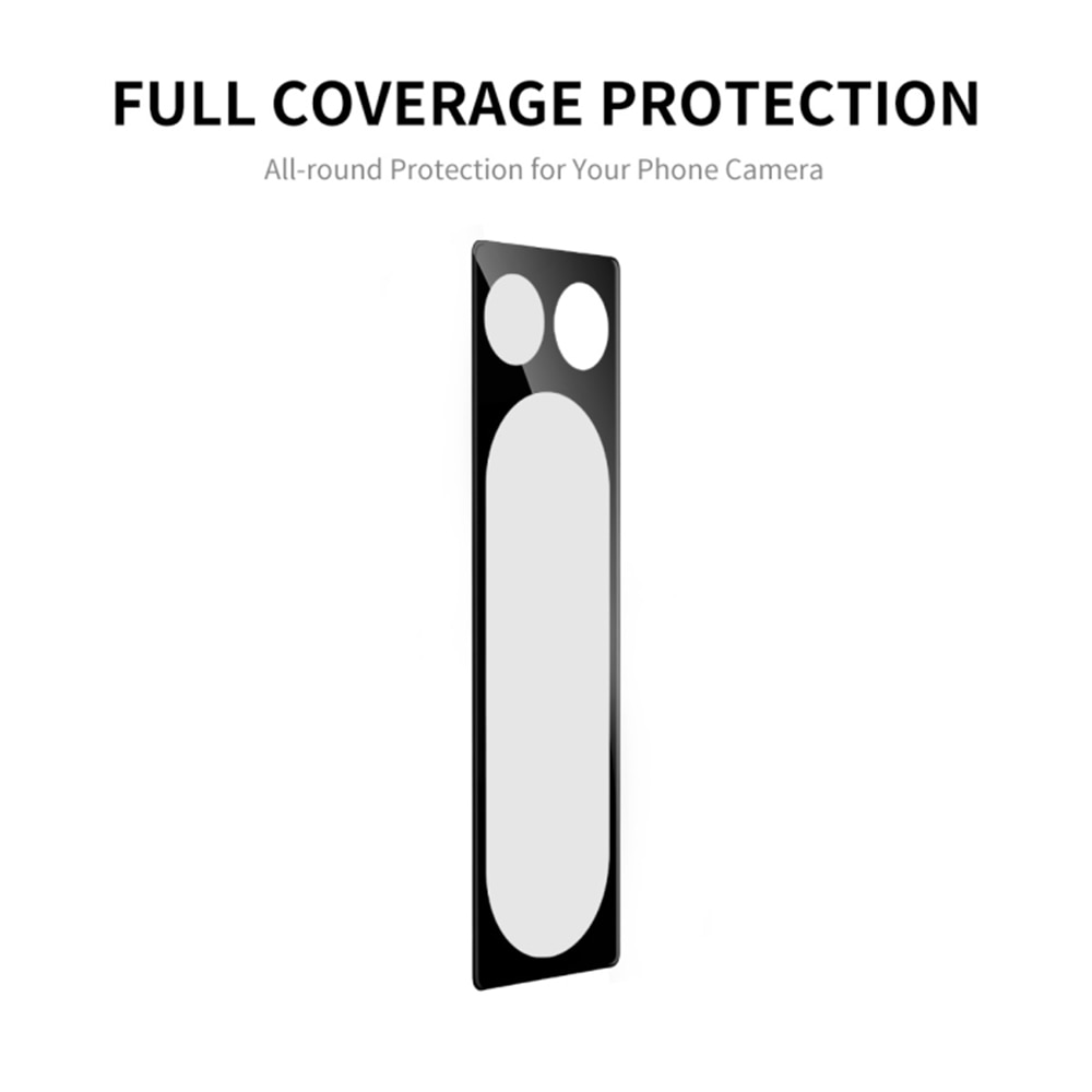 Folie Camera pentru Google Pixel 8 Pro, Techsuit Full Camera Glass, Black