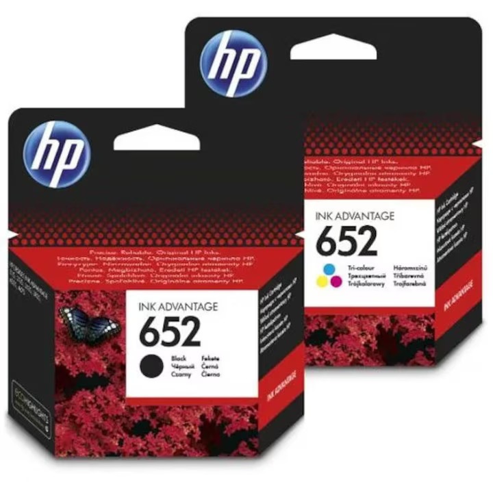 Set cartus de cerneala, HP, Negru/Color