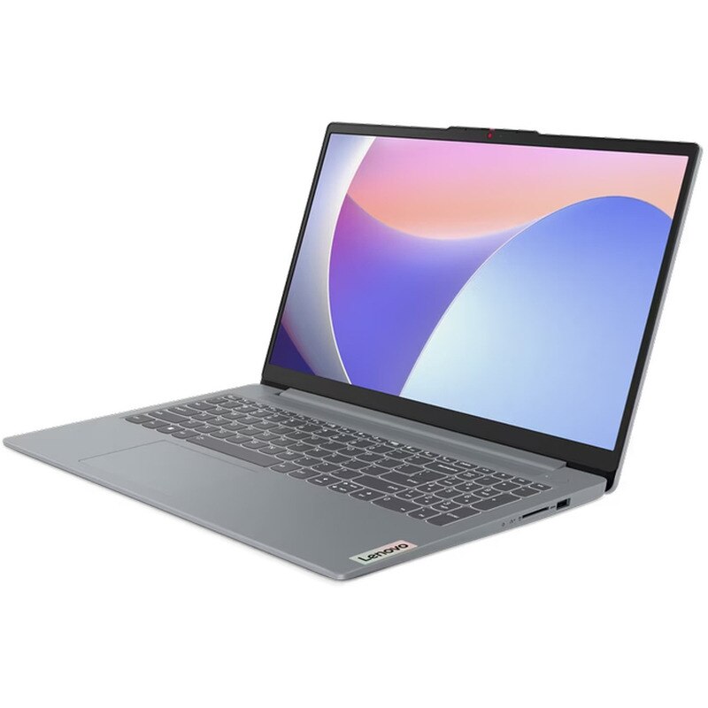 Laptop Lenovo IdeaPad Slim 3 15IAH8 cu procesor Intel® Core™ i5-12450H pana la 4.4GHz, 8 cores, 15.6" Full HD, 16GB LPDDR5, 960 GB SSD, Intel® UHD Graphics, No OS, Arctic Grey