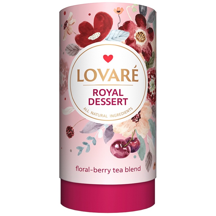Lovare, Ízesített Szálas Herba Tea, "Royal Dessert", 80g + 15 teafilter tasak