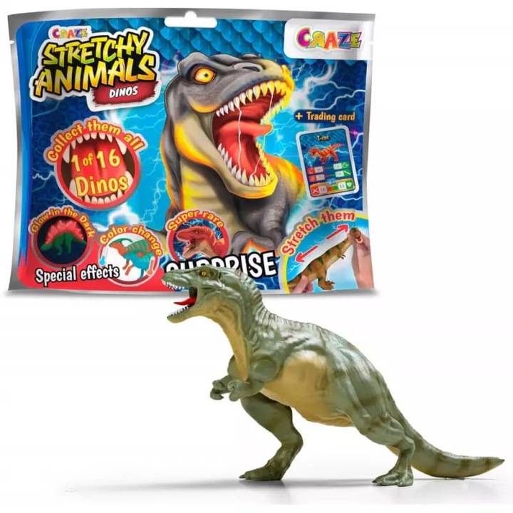 Gyűjthető figura, Stretchy Animals, Dinoszauruszok