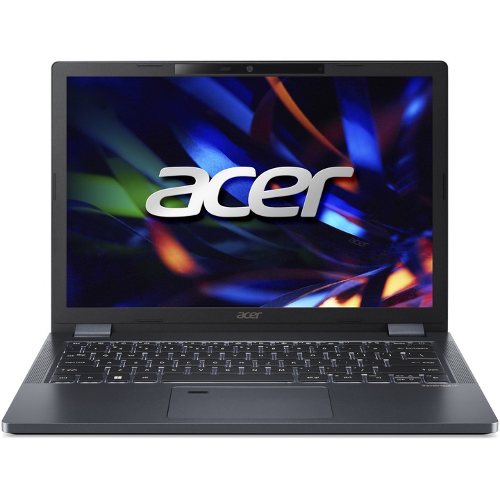 Лаптоп Acer TravelMate P4 P413-51-TCO-53R7 с Intel Core i5-1335U (0.9/4.6GHz, 12M), 16 GB, 512GB M.2 NVMe SSD, Intel Iris Xe Graphics, Windows 11 Pro, Тъмносин