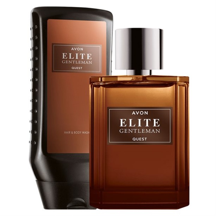 Avon Elite Gentleman Quest eau de toilette férfi parfüm szett, 75 + 250 ml