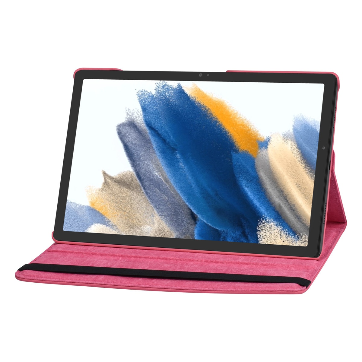 Tablete Samsung Galaxy Tab A8 10.5 X200 / X205 - husa pentru tableta din piele cu clapeta de culoare roz cald
