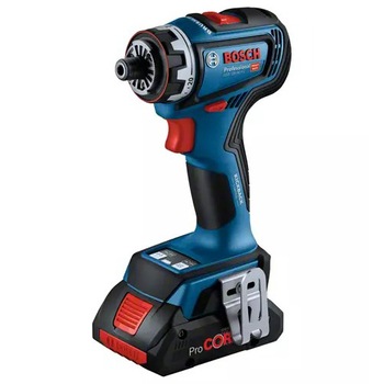 Masina de gaurit/insurubat (bormasina) pe acumulator Bosch Professional GSR 18V-90 FC, 18 V, 2100 RPM, 36.64 Nm, 12 mm diametru maxim surub, fara acumulator/incarcator