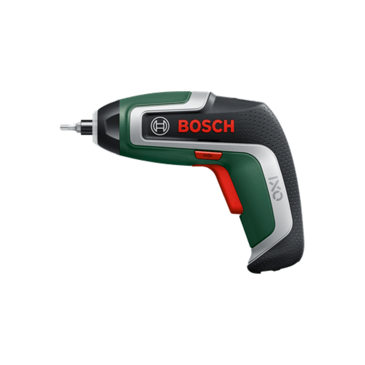 Bosch IXO 7 Anniversary Edition 06039E0009 akkus csavarhúzó, 235 rpm, 3,6 V, 2 Ah, 5 mm csavarátmérő, 3/5,5 Nm, 10 bit, mágneses bittartó, tárolódoboz, micro-USB-kábel