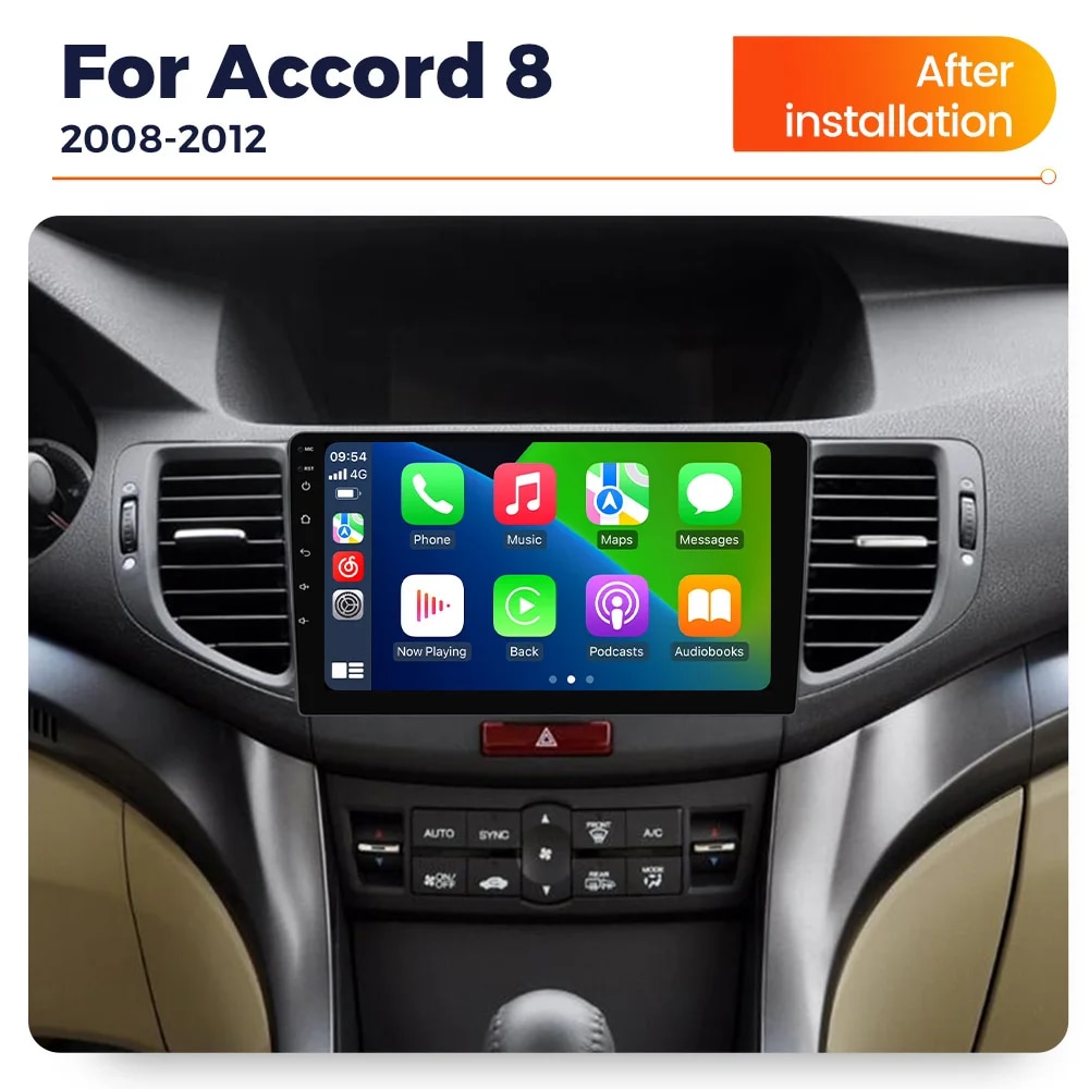 Навигация Honda Accord 8 от 2008 - 2012 NAVIGPS, 8GB RAM и 128GB ROM, 9 ...